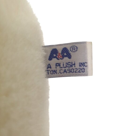 A&A Panda Bear Realistic Plush Black White 11.5" VTG Stuffed Animal Soft Cuddly - Picture 7 of 8